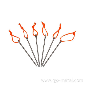 titanium rod tent pegs camping tent peg